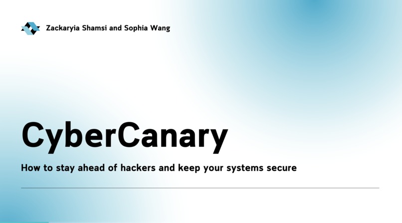 The text CyberCanary